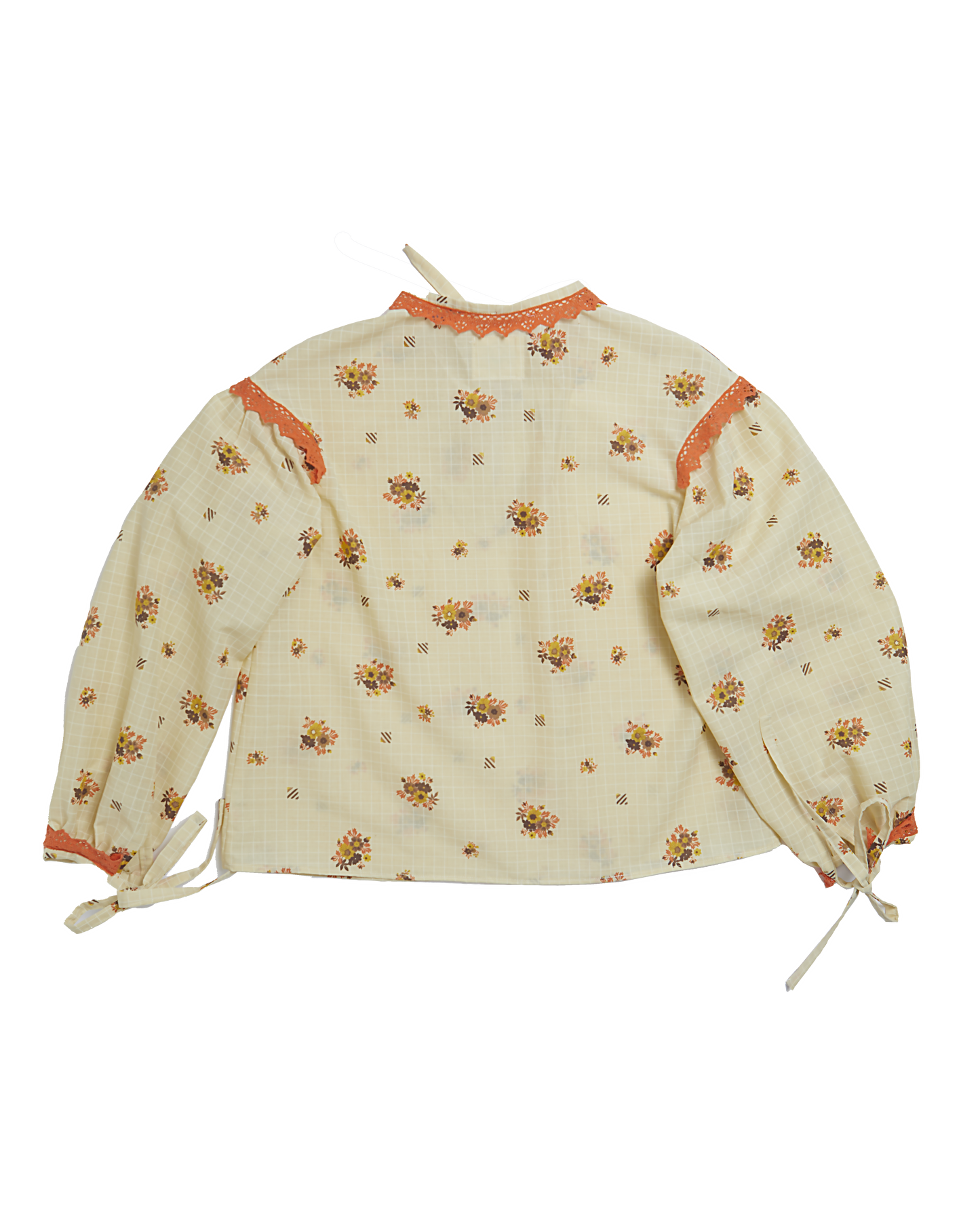 Lori - Orange and Beige floral (S)