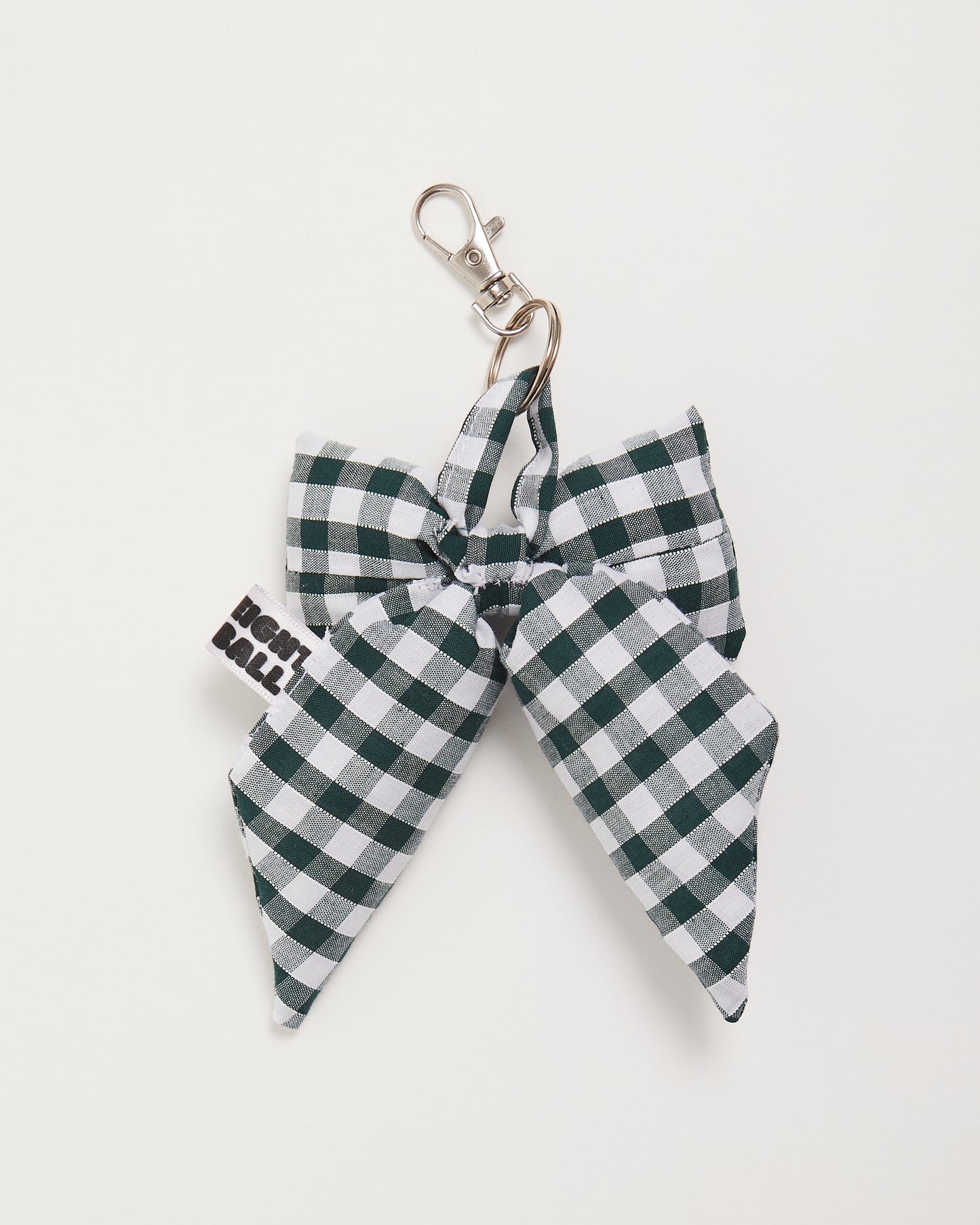 Bottle Green Gingham Bow