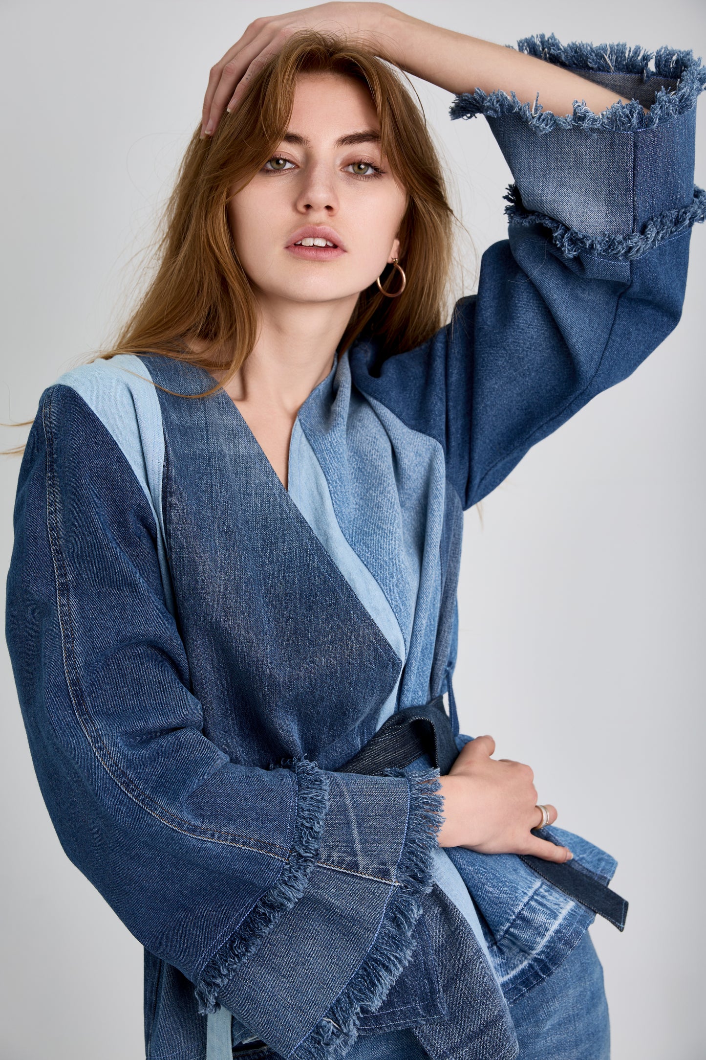 Akoni Denim Wrap Jacket