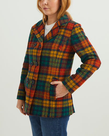 Multi-Colour Plaid Jacket