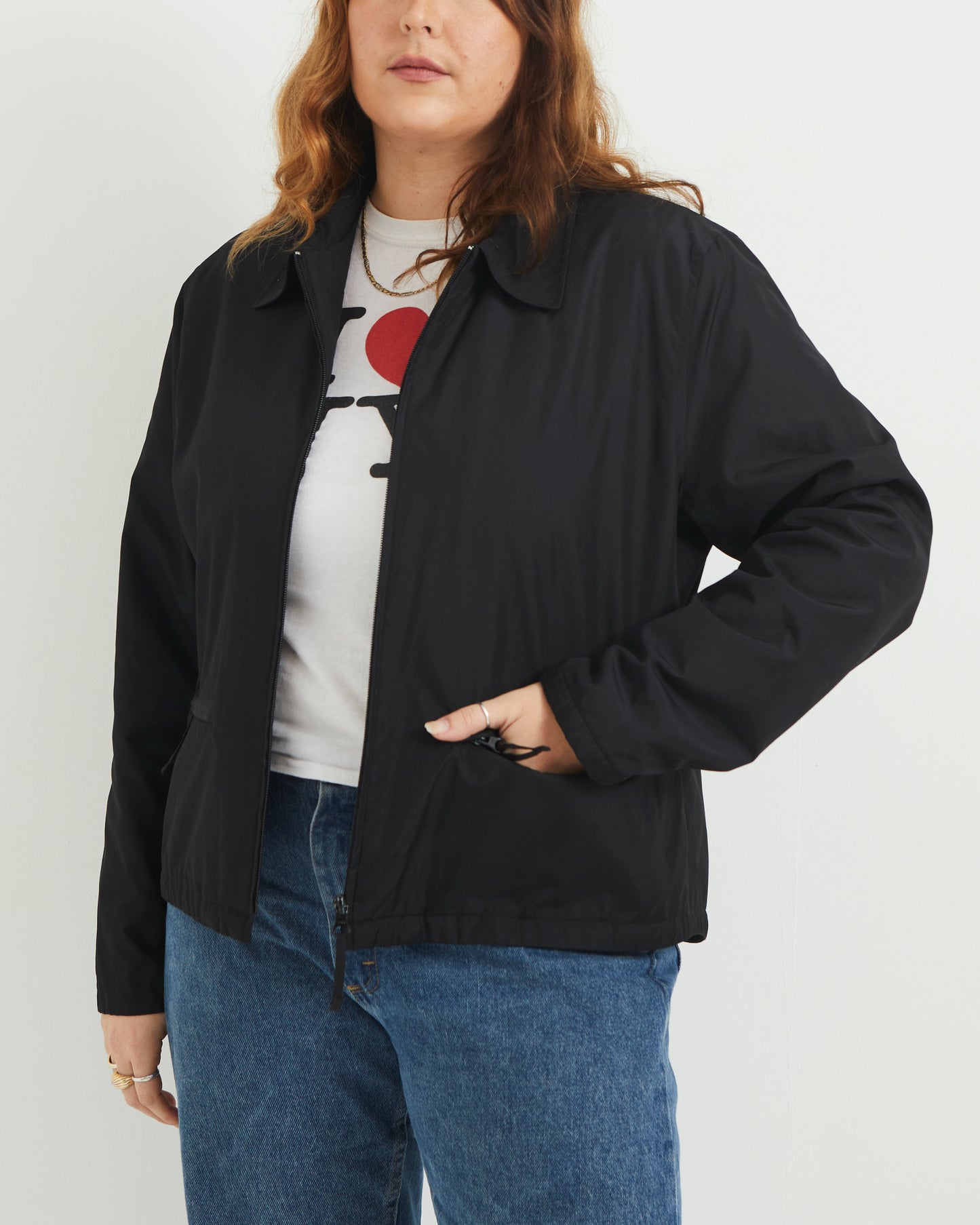 Black Laura Ashley workwear jacket