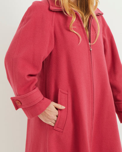 Hot Pink Swing Coat