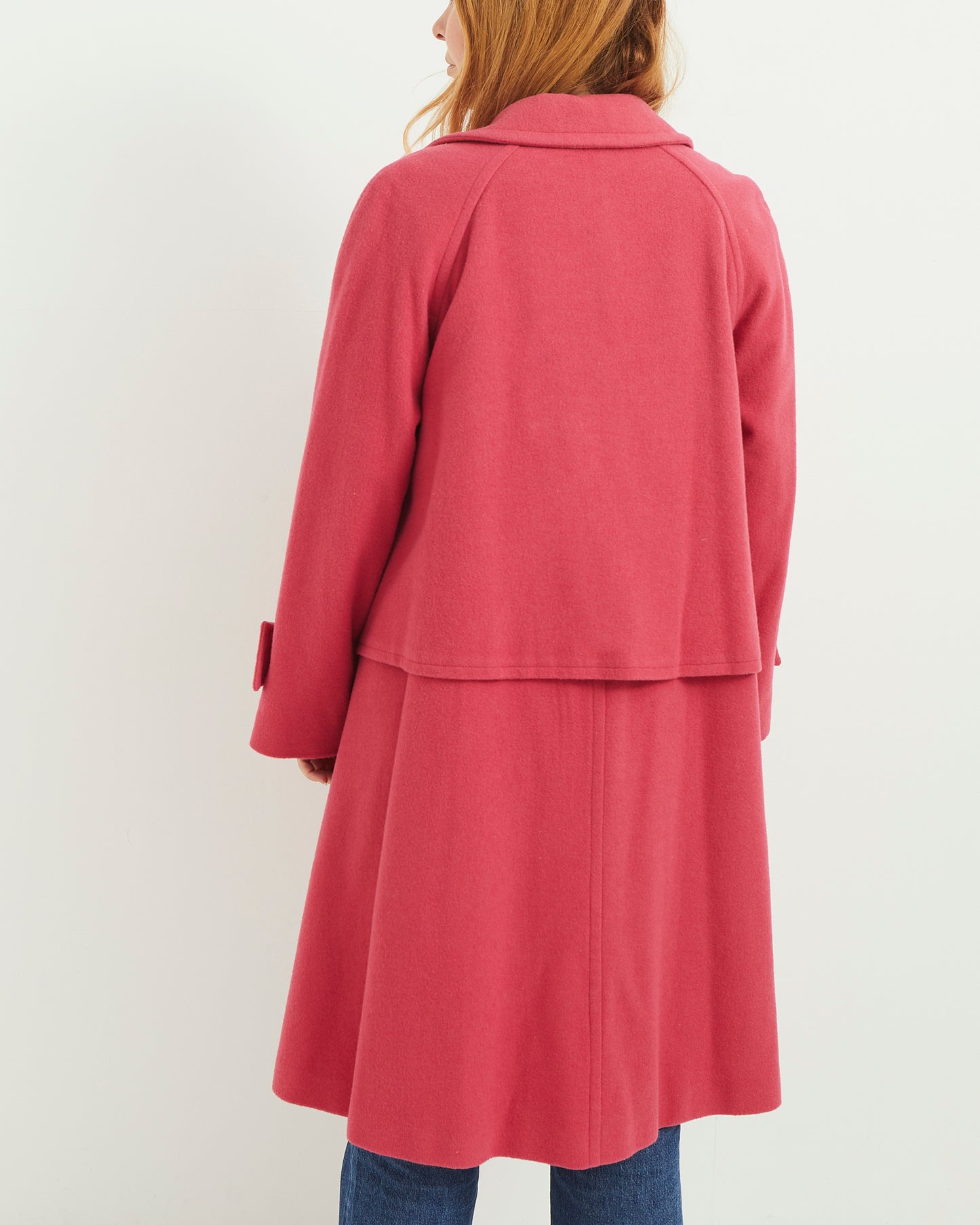 Hot Pink Swing Coat