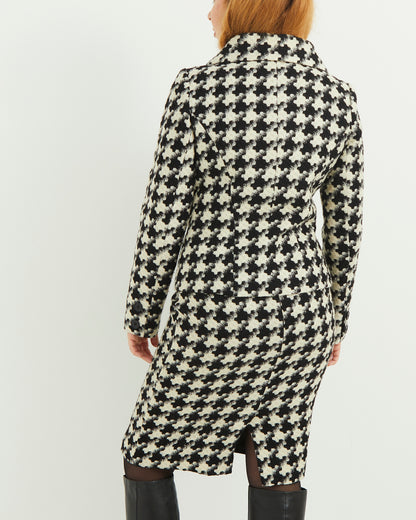 Black and White Houndstooth co-ord - Suit