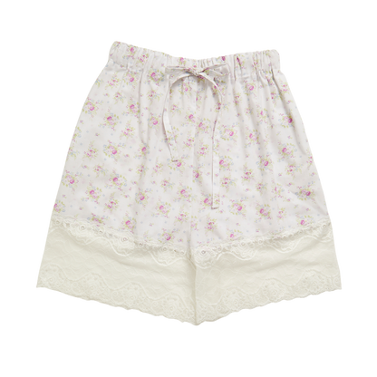 Long floral shorts