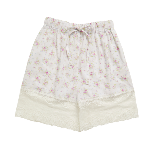 Long floral shorts