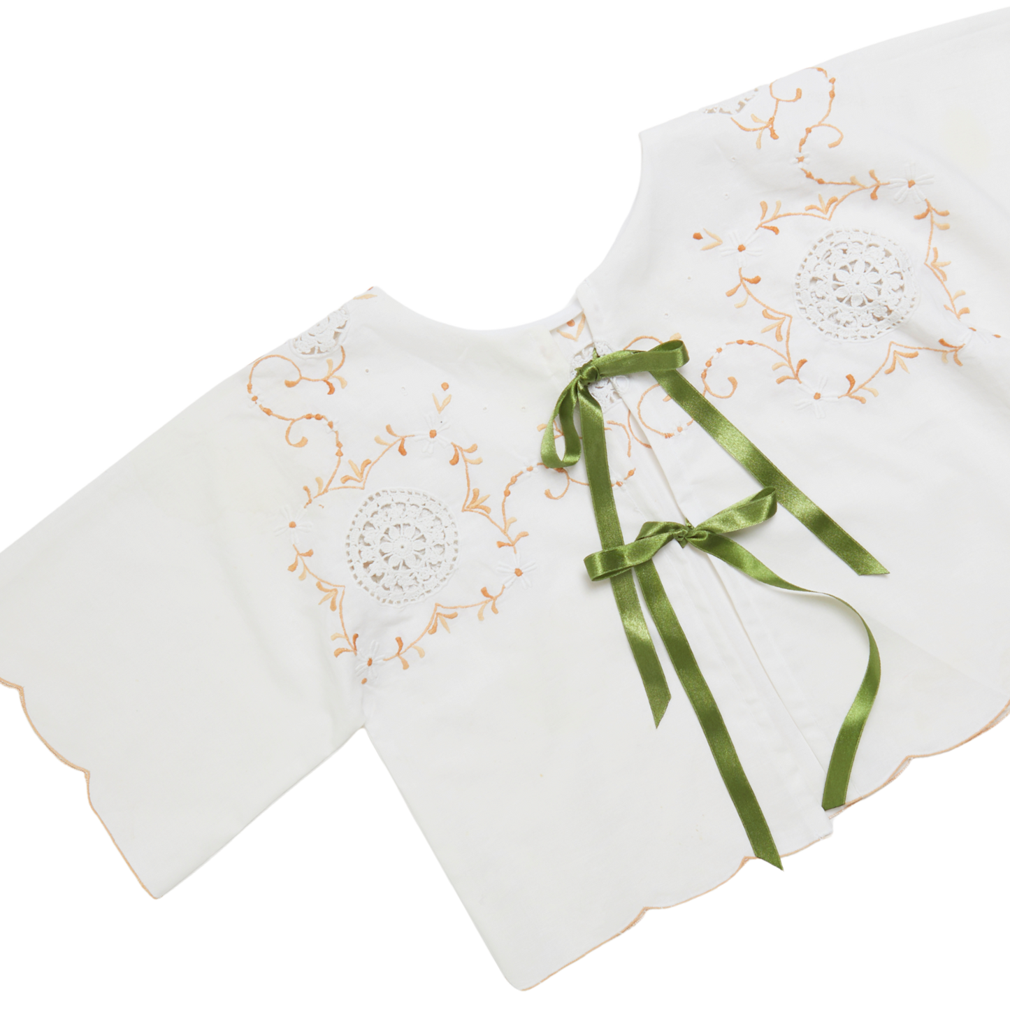 Olive with green ribbons (XS)