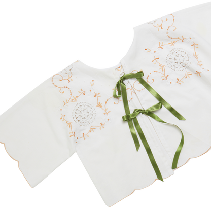 Olive with green ribbons (XS)