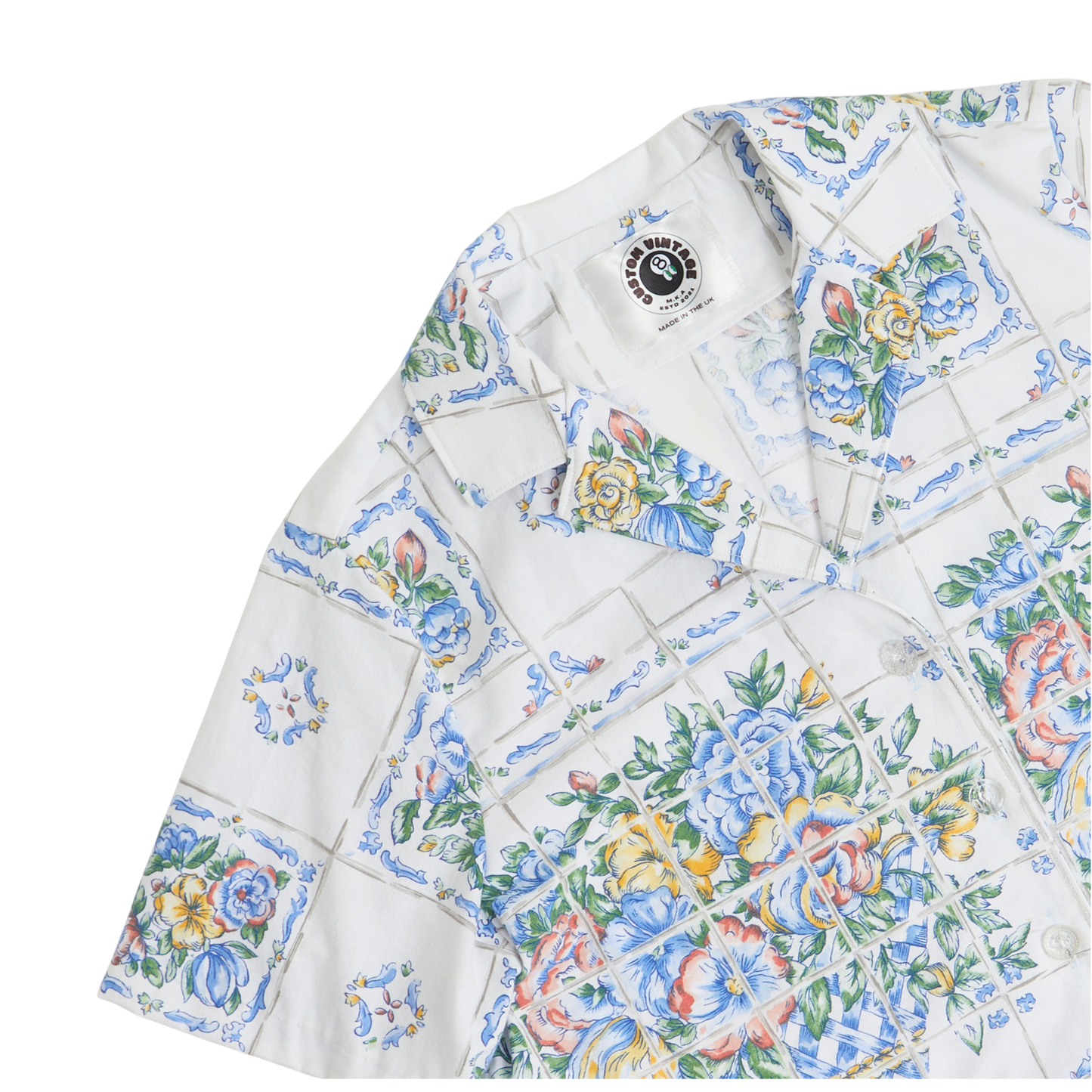 Claude Shirt in Lisbon tile