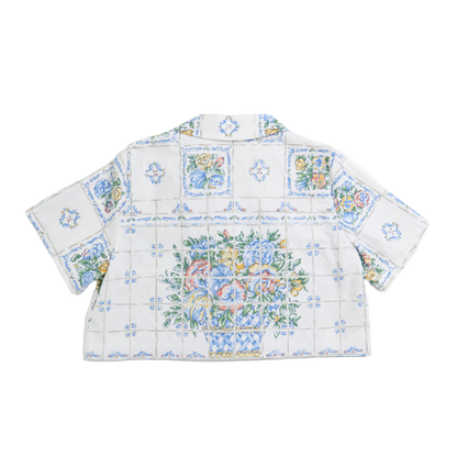 Claude Shirt in Lisbon tile