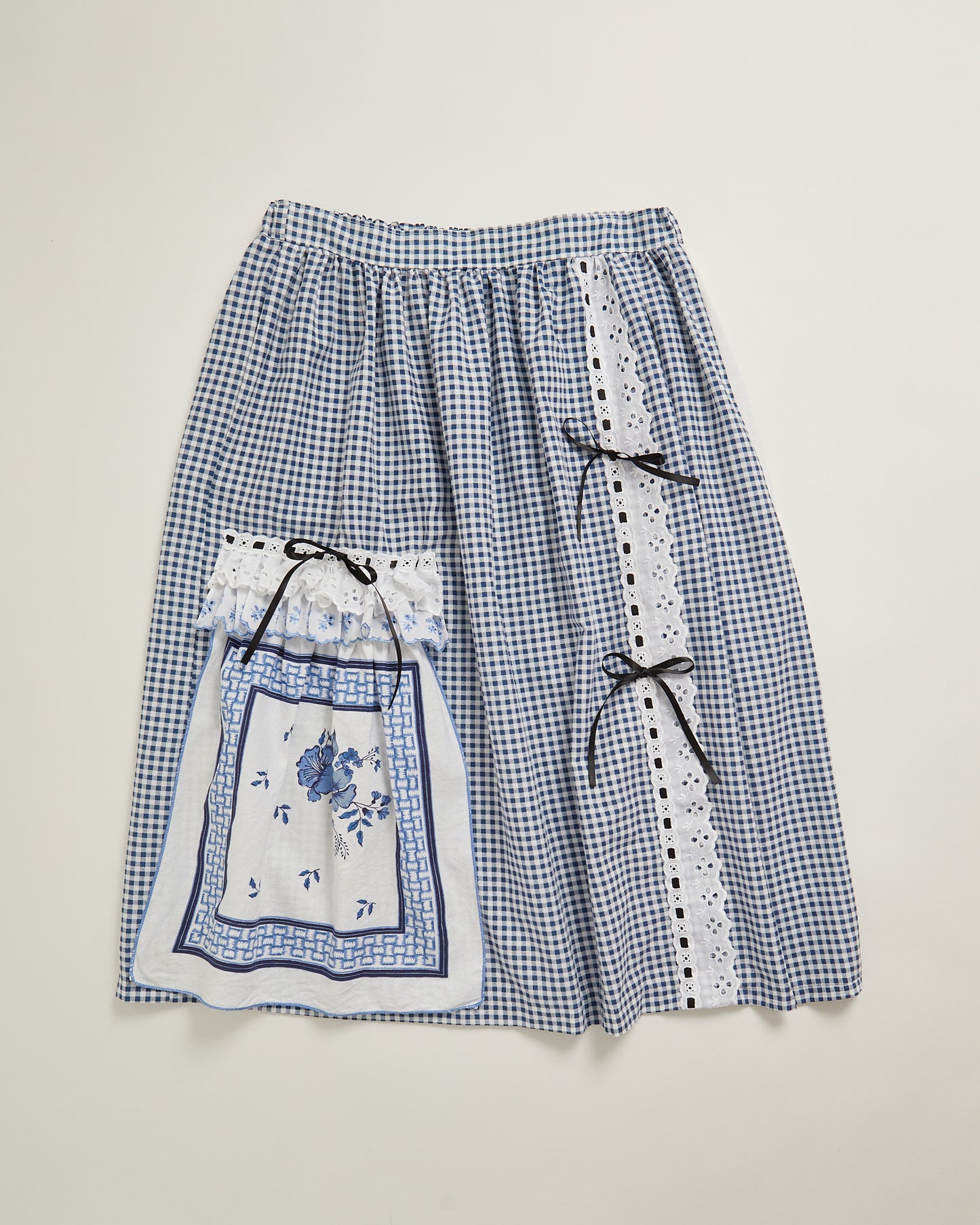 Nora Skirt in Blue gingham