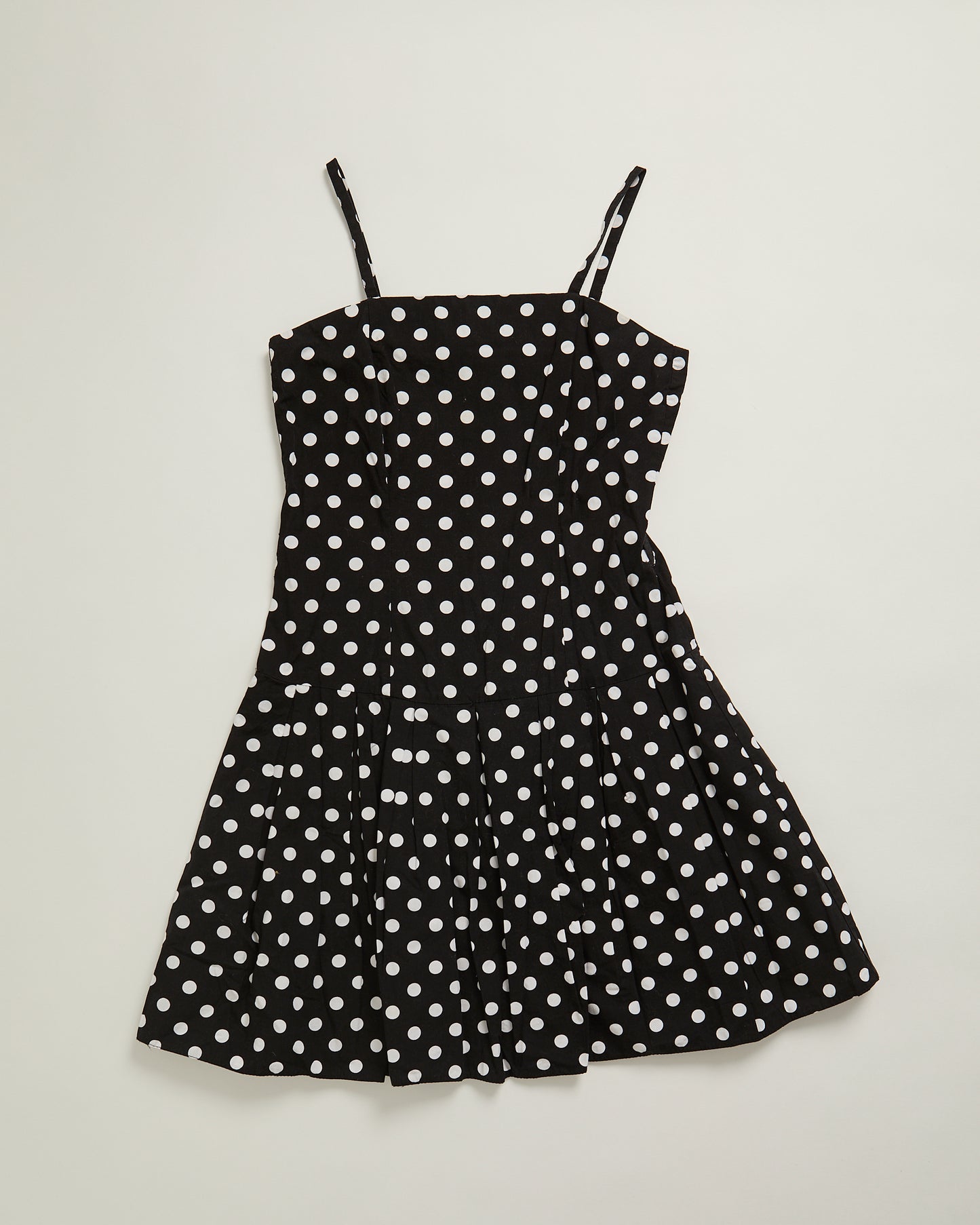 Black and white Polka Dot y2k mini dress