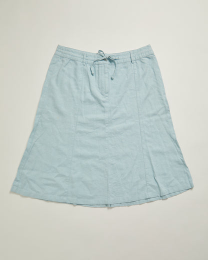 Turquoise / Aqua 90 Linen Next skirt