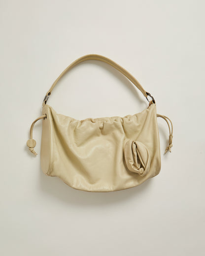 Cream 90s rose handbag