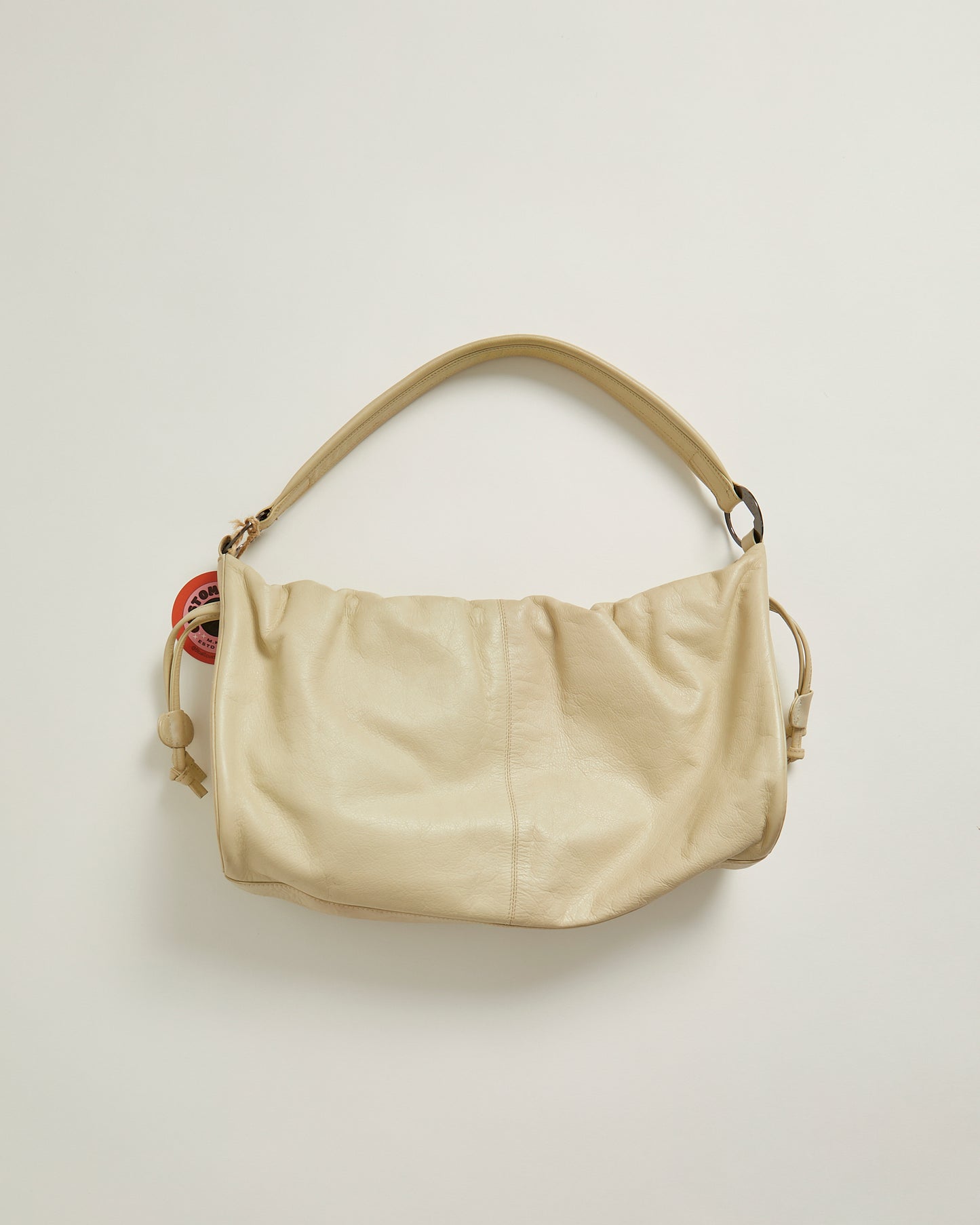 Cream 90s rose handbag