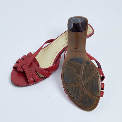 Vintage Y2K Nine West Red Sandal