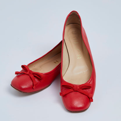 Red Ballett Flats