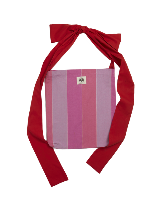 Betty - Shoulder bag in Pink Lilac and Red