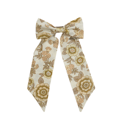 Hair Bow in tonal 70s Floral to match Daisy Dress