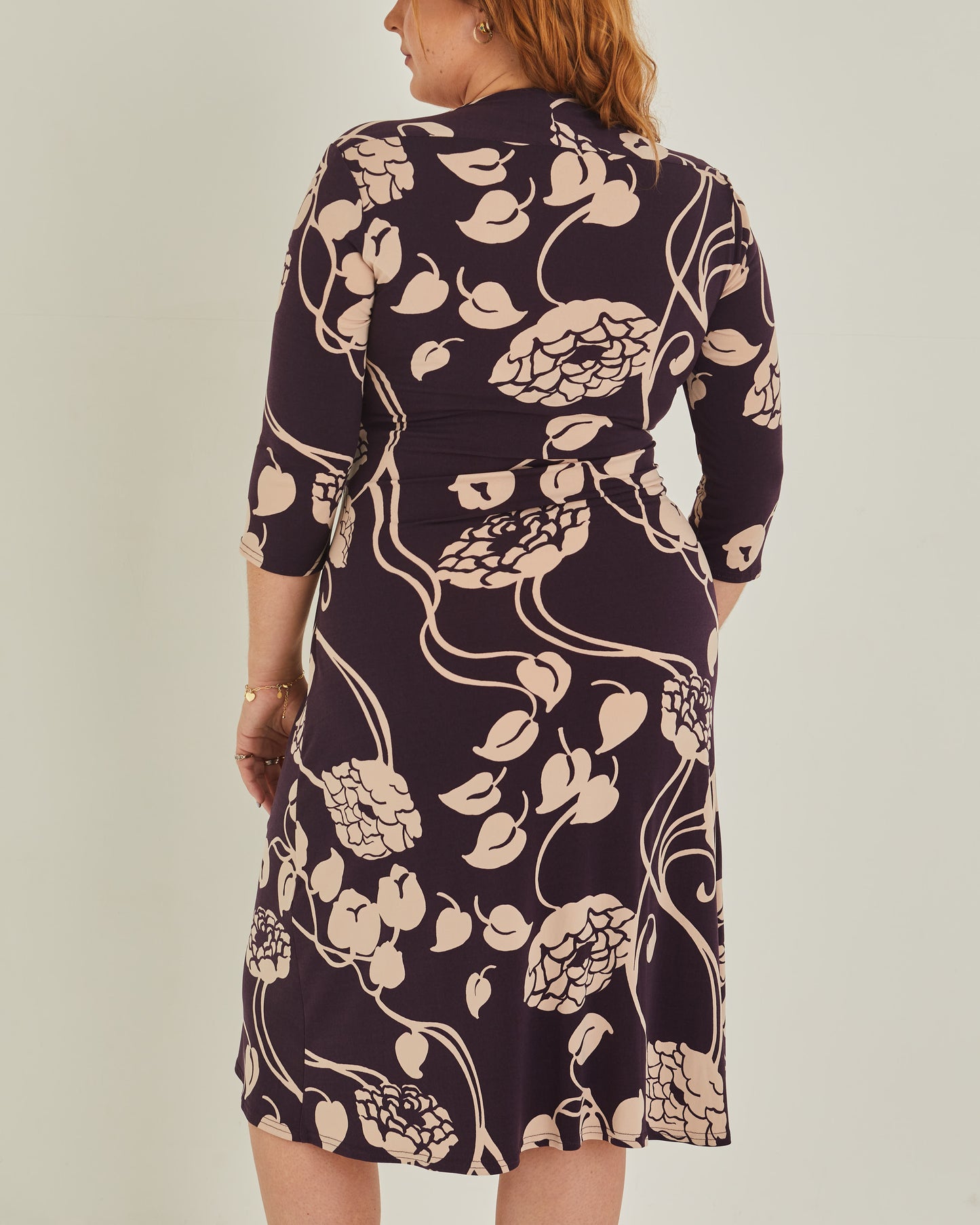 Kaliko purple floral dress