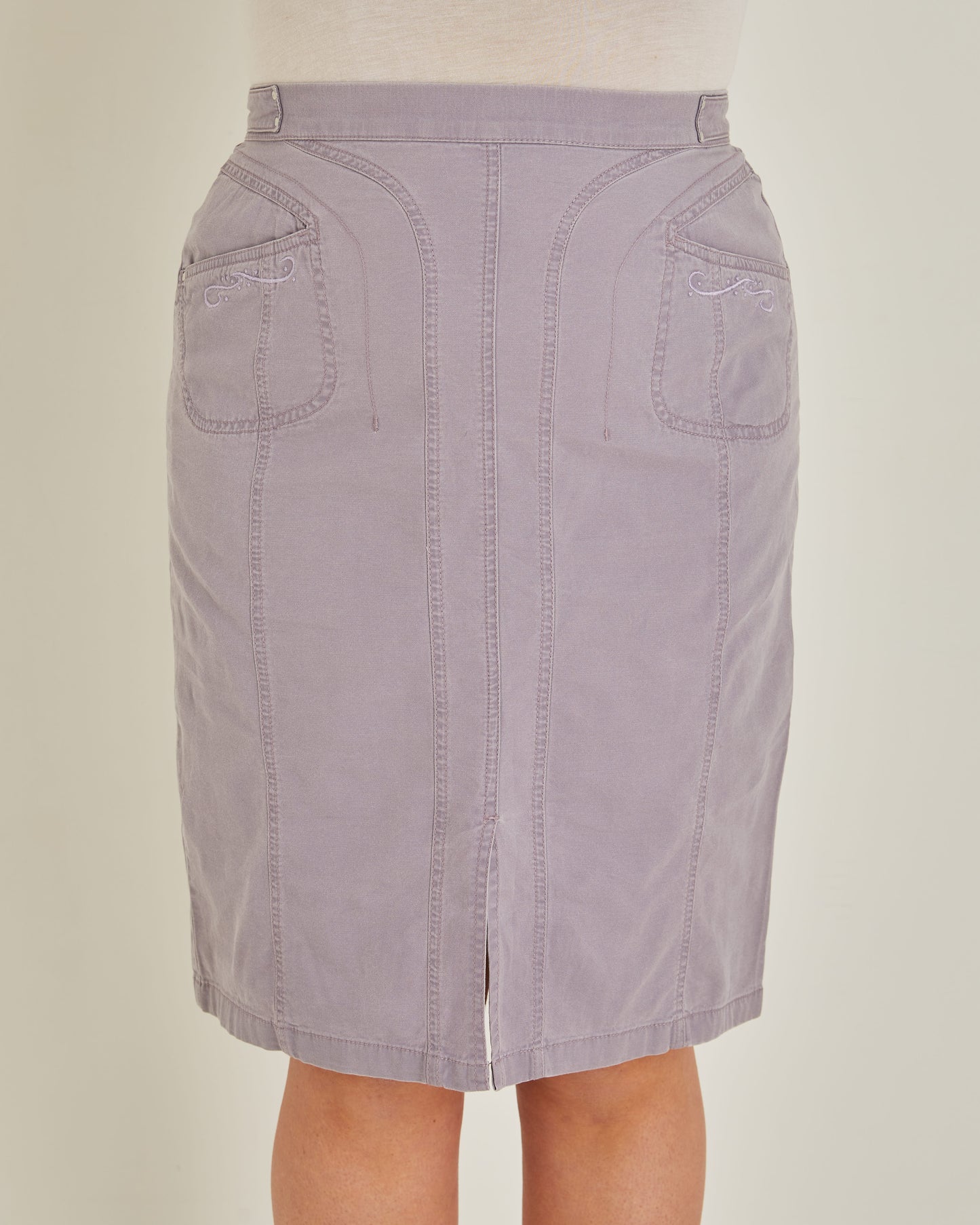 Lilac cargo skirt