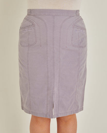 Lilac cargo skirt