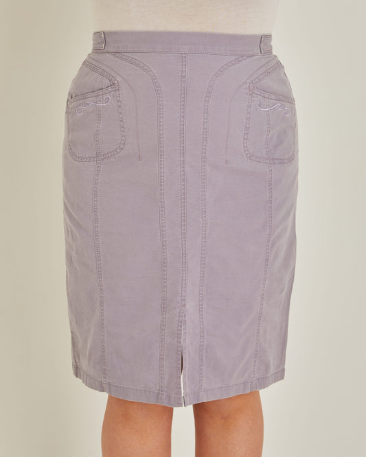 Lilac cargo skirt