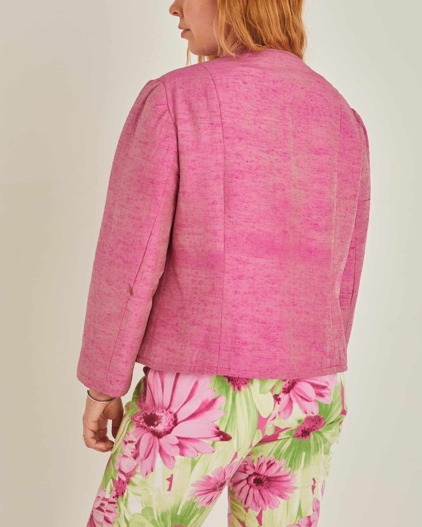 Pink Silk Vintage Jacket