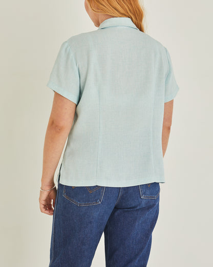 Powder Blue 90s Shirt