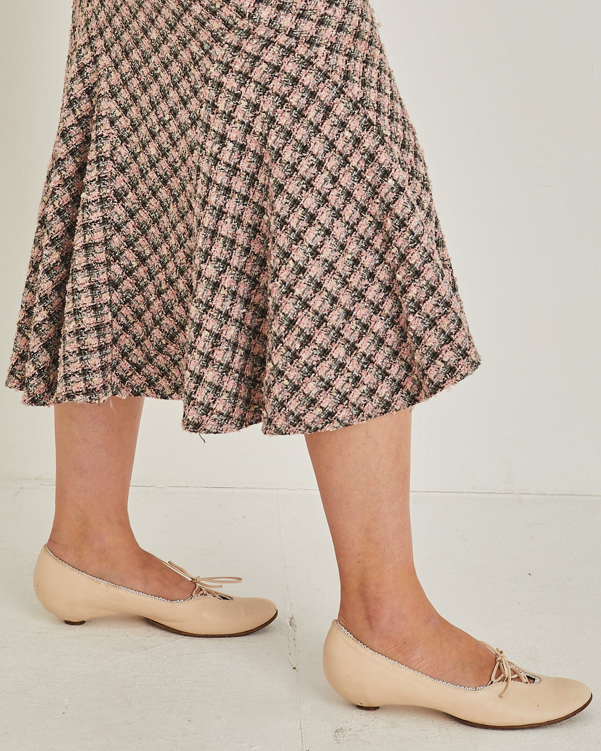 Flared Midi Skirt