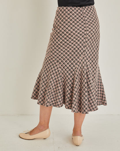 Flared Midi Skirt