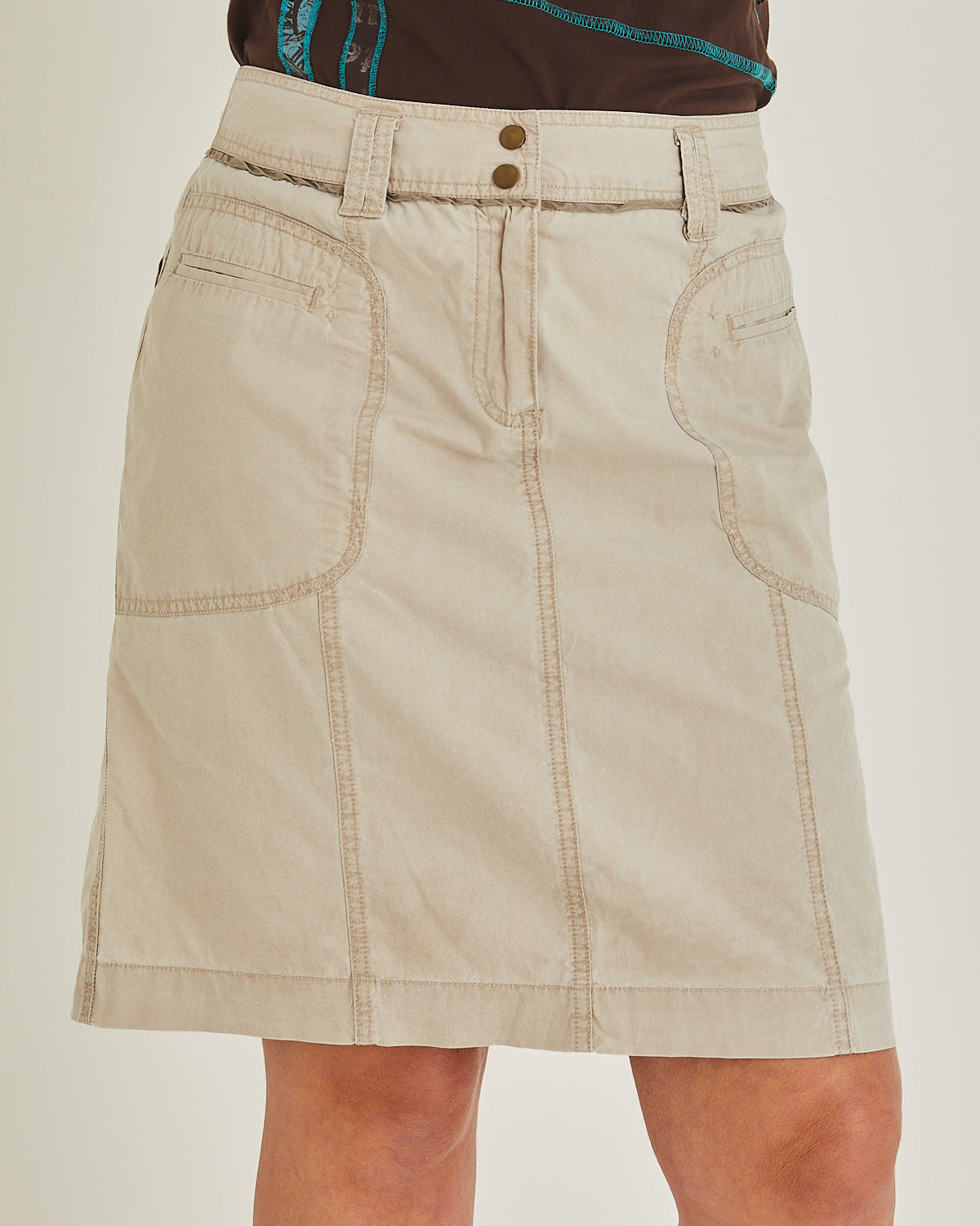 Papaya Cargo Skirt