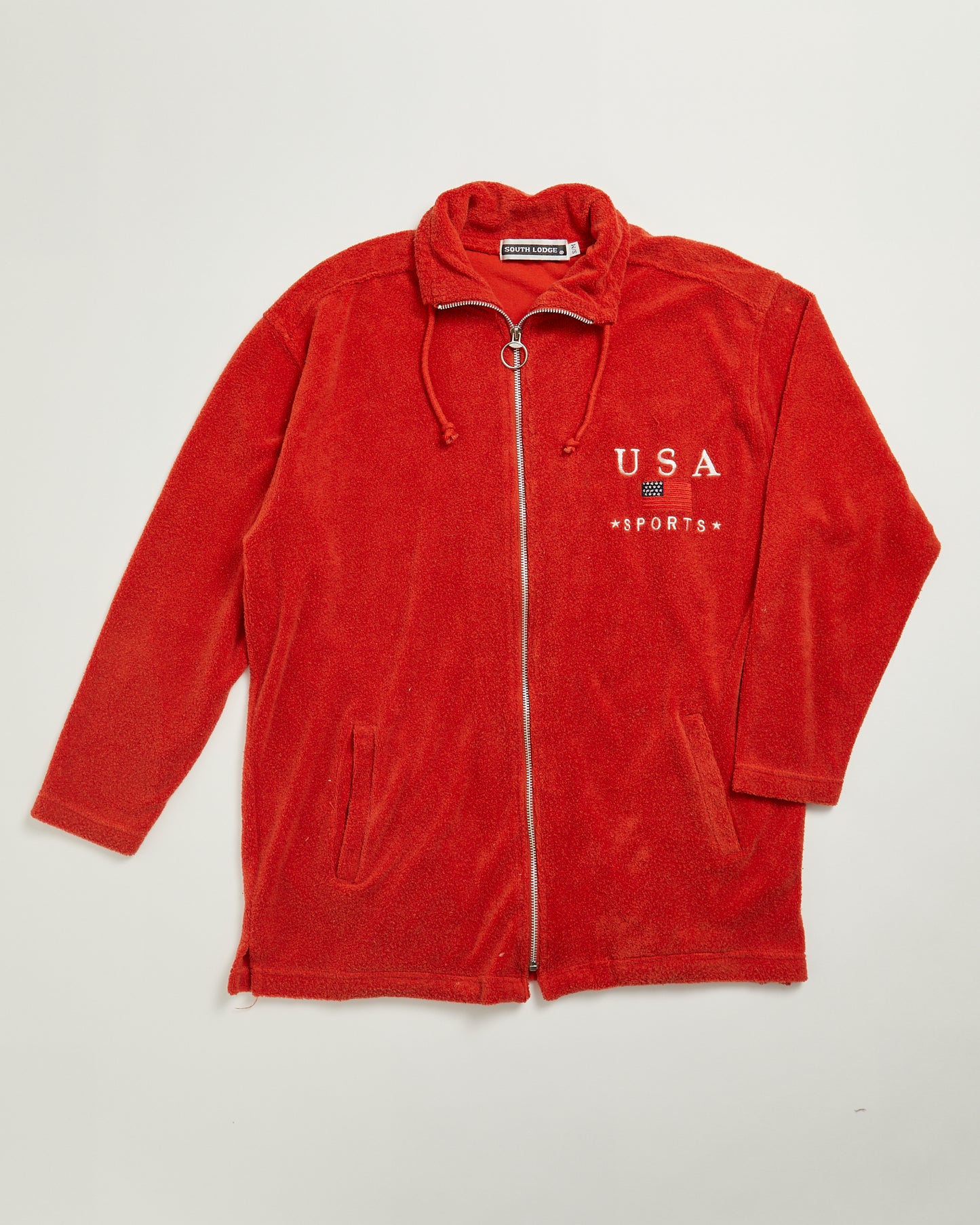 Orange USA Sports zip up - South Lodge Mens