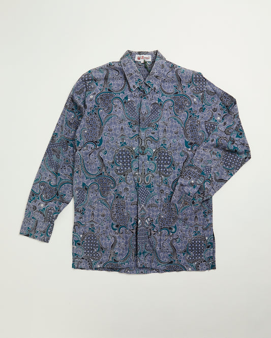 Blue Batik Shirt by Serasi