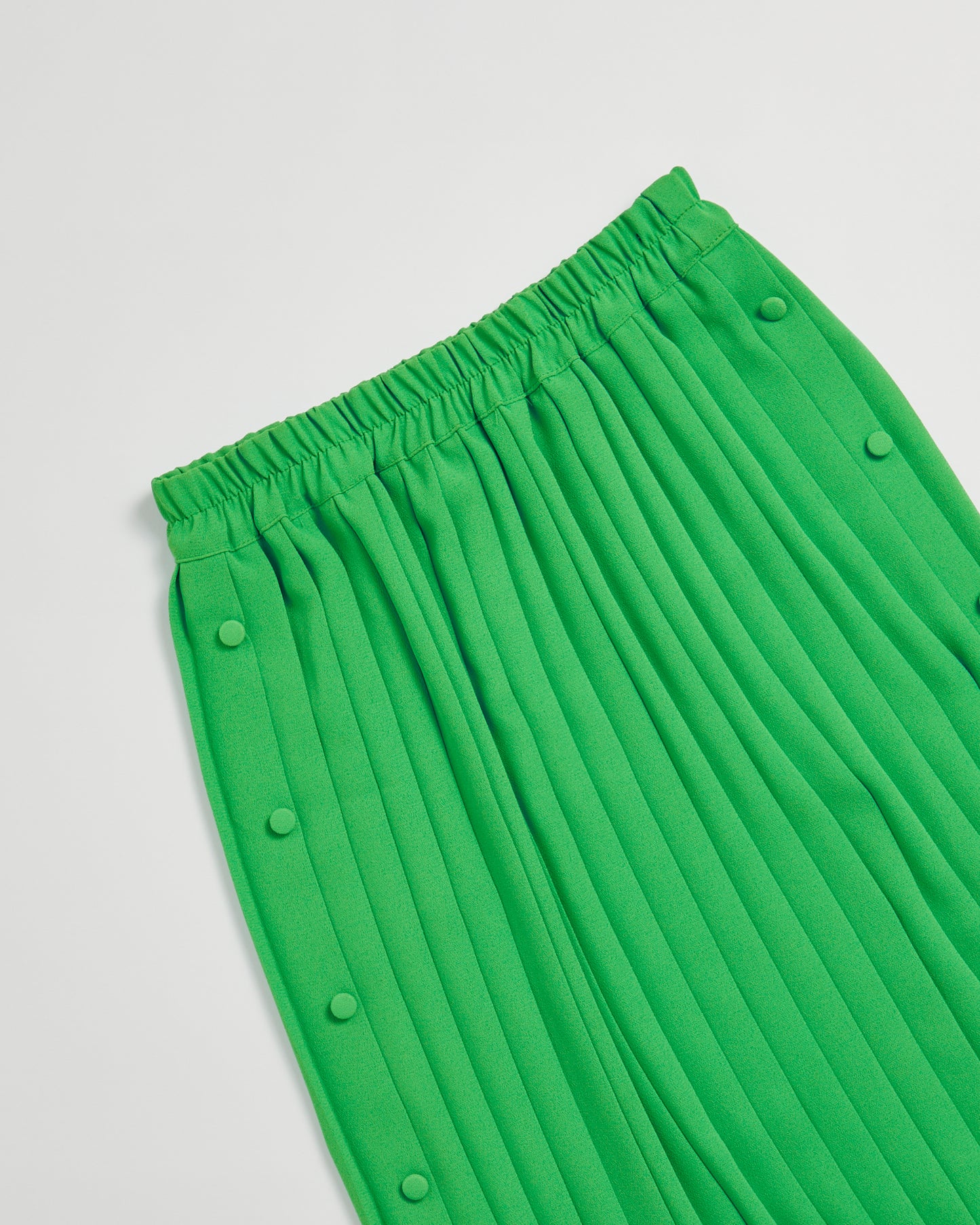 ' BRAT 'Green button midi skirt - Stephen Made in England