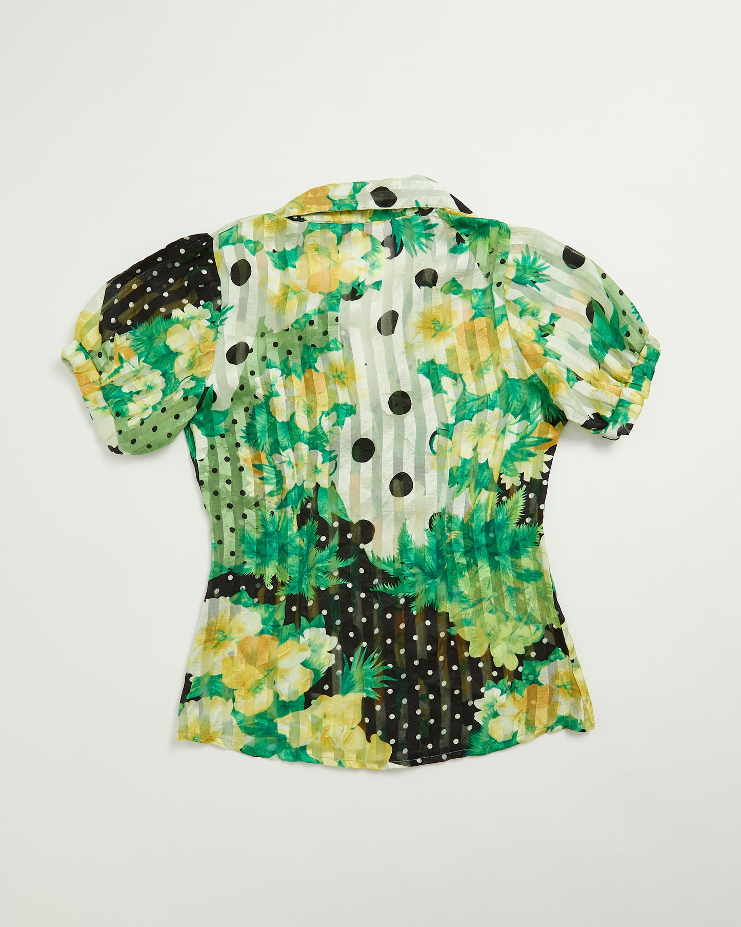 Pretty Lolita Green Polka shirt