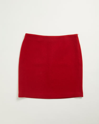 Love Moschino red mini skirt