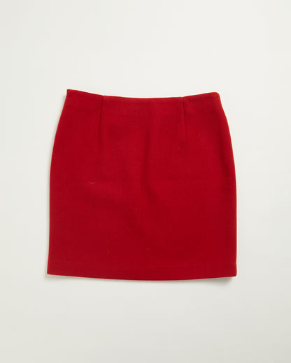 Love Moschino red mini skirt