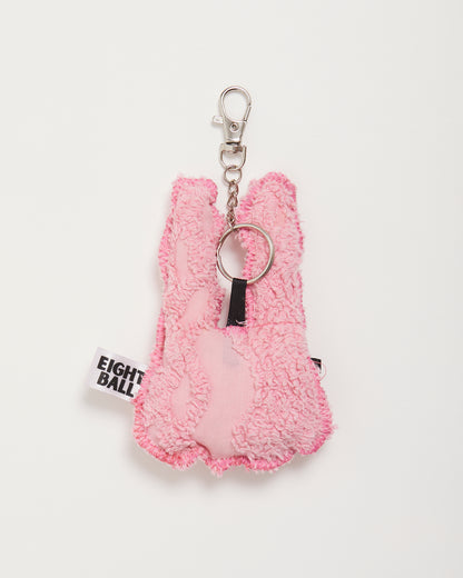 Hot Pink Textured "Bonnie" Bunny Bag Charm