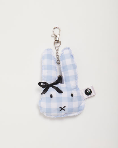 Blue Gingham "Bonnie" Bunny Bag charm