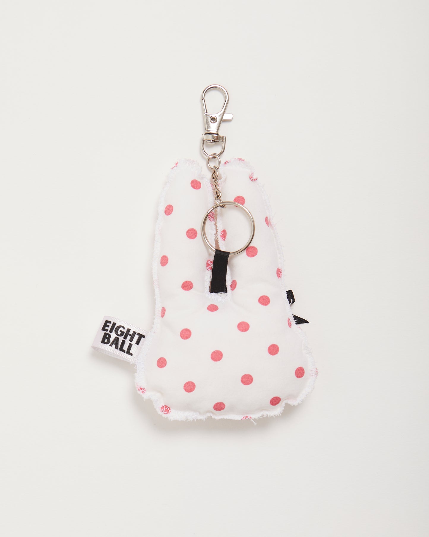 Pink Polka Dot "Bonnie"  Bunny Bag Charm