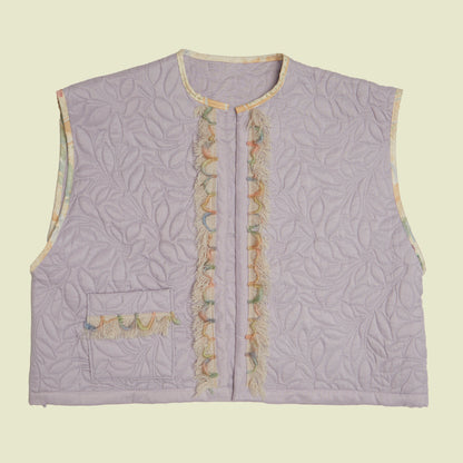 Idra Waistcoat in Lilac - M
