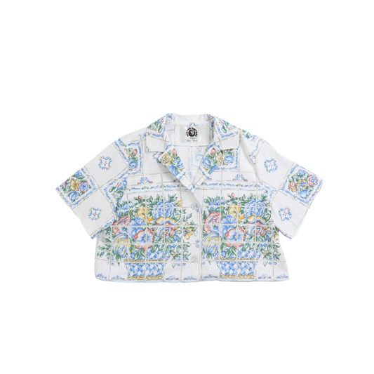 Claude Shirt in Lisbon tile