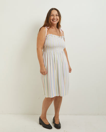 Ray - Sundress in candy stripe