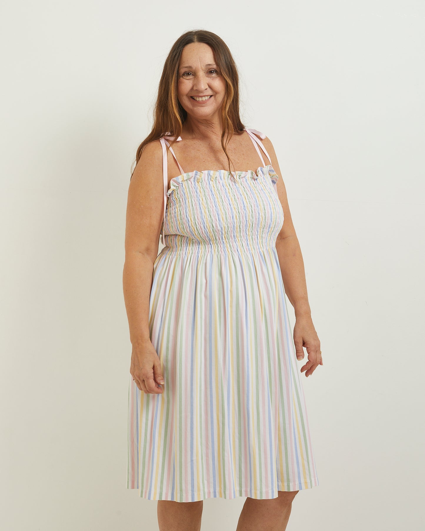 Ray - Sundress in candy stripe