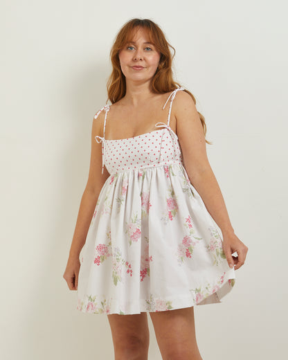 Darcy Dress in Floral and Polka dot - 10