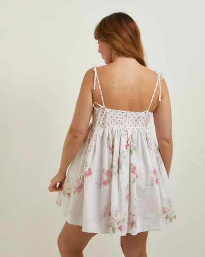 Darcy Dress in Floral and Polka dot - 10