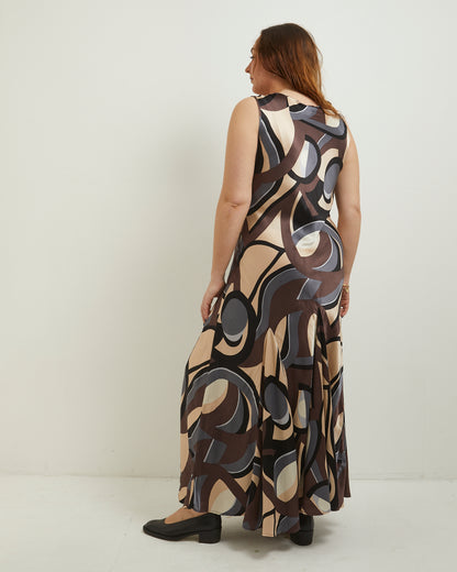 Silk floor length Y2K Dress