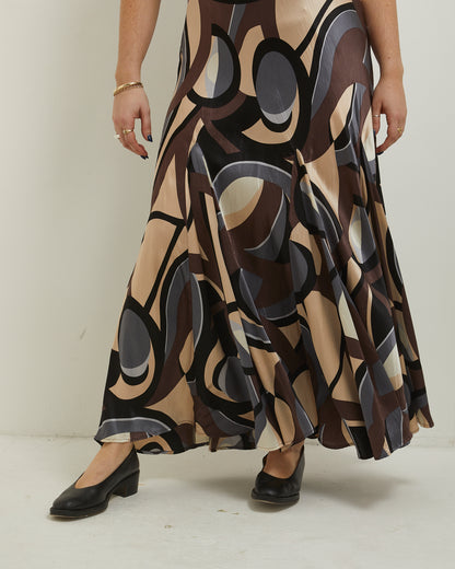 Silk floor length Y2K Dress