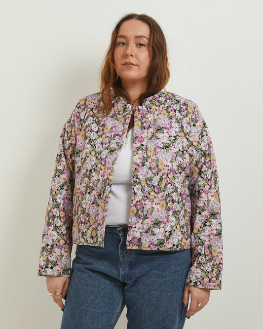 Lilac floral quiltet jacket Lollys laundry